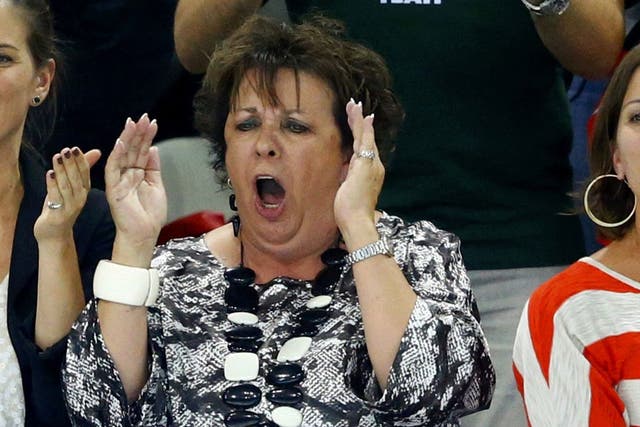 Michael Phelps' mother could win the prize for Best Olympic Mum