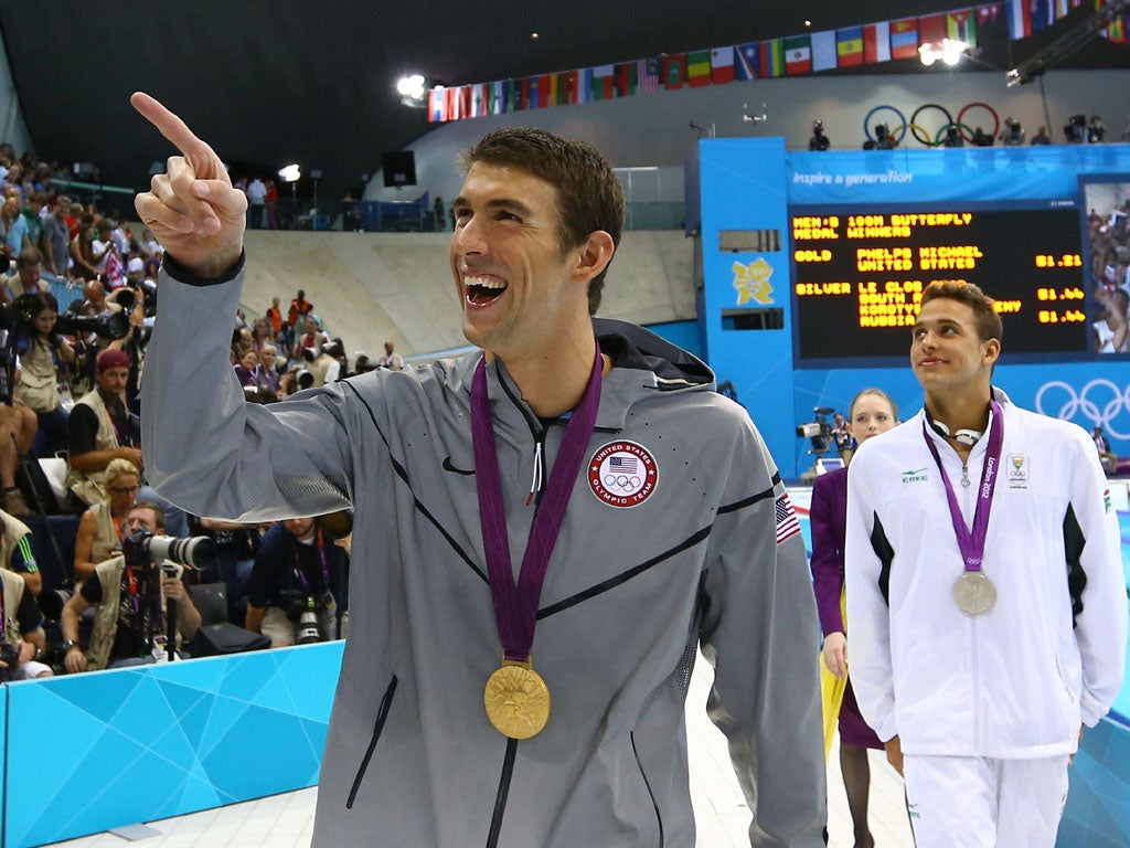 Michael Phelps collected the 17th Olympic gold