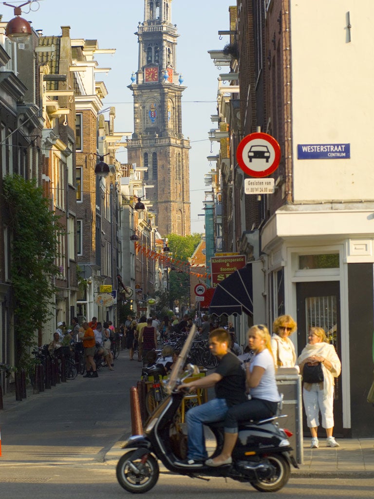 Cultural fix: The Jordaan's streets bustle with shoppers