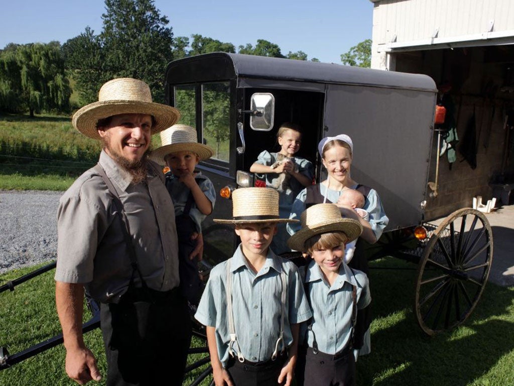 Amish such as the Lapp family are not normally allowed to be photographed