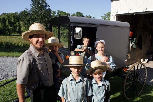Amish such as the Lapp family are not normally allowed to be photographed