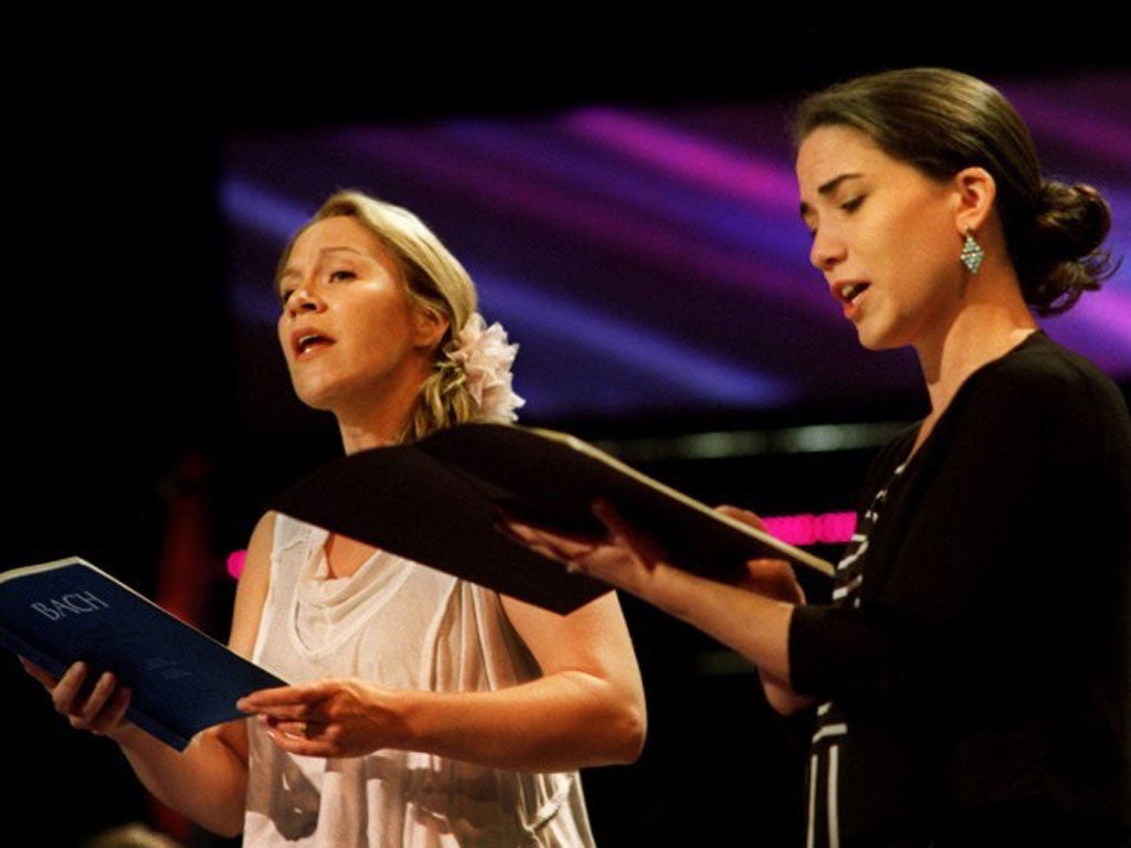 Carolyn Sampson and Joelle Harvey in the operatic B Minor Mass
