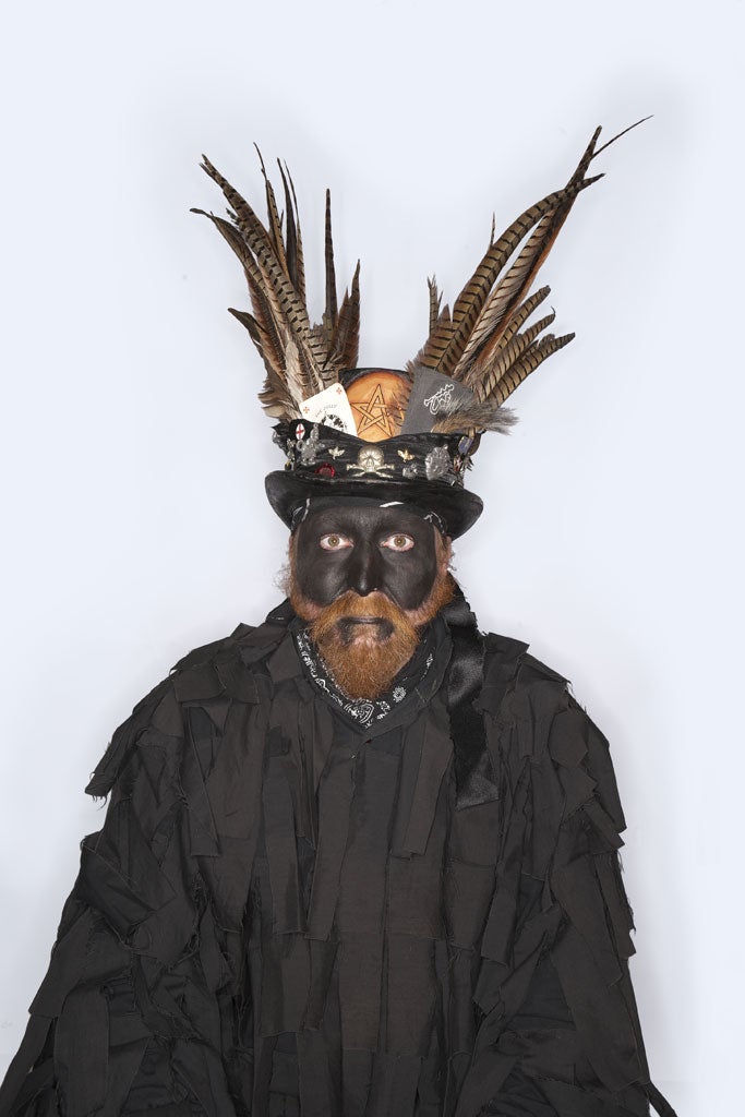 A participant in the Rochester Sweeps Festival