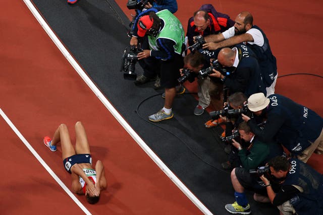 Seventh Heaven: All eyes on Ennis after winning the 800m, her final heptathlon event