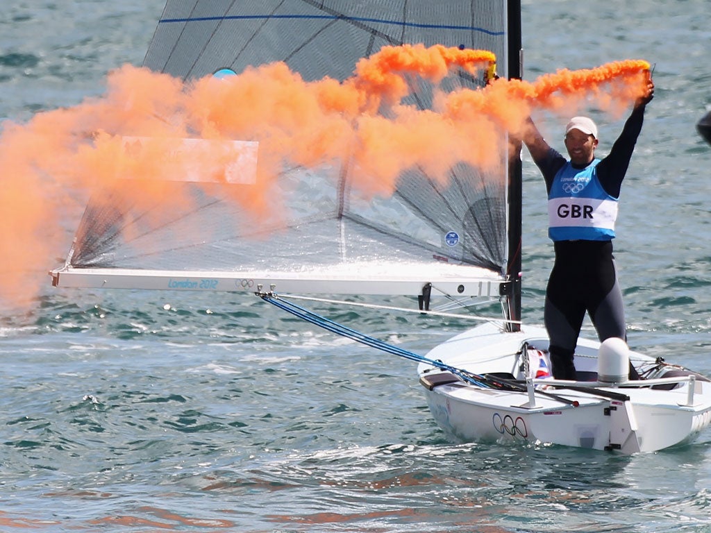 Ben Ainslie said it was unlikely that he would compete in Rio in four years time