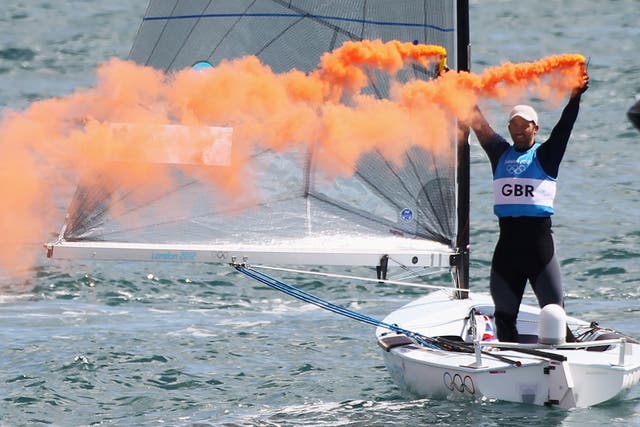 Ben Ainslie said it was unlikely that he would compete in Rio in four years time