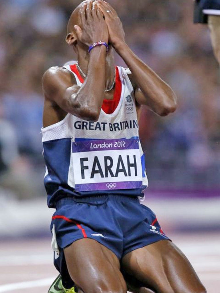 Farah awaits the 5,000m