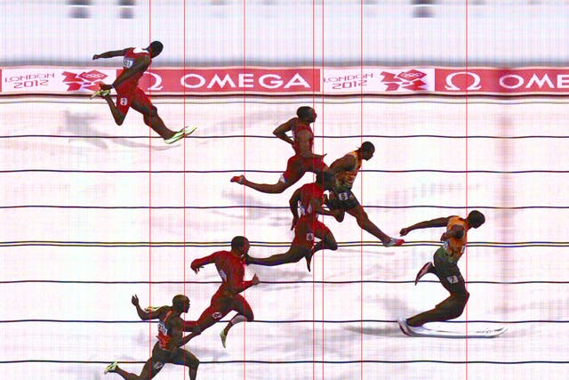 Usain Bolt wins the Men's 100m final