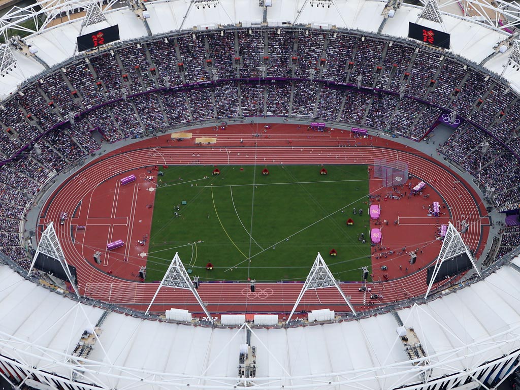 The Olympic Stadium roof was designed with track speed in mind