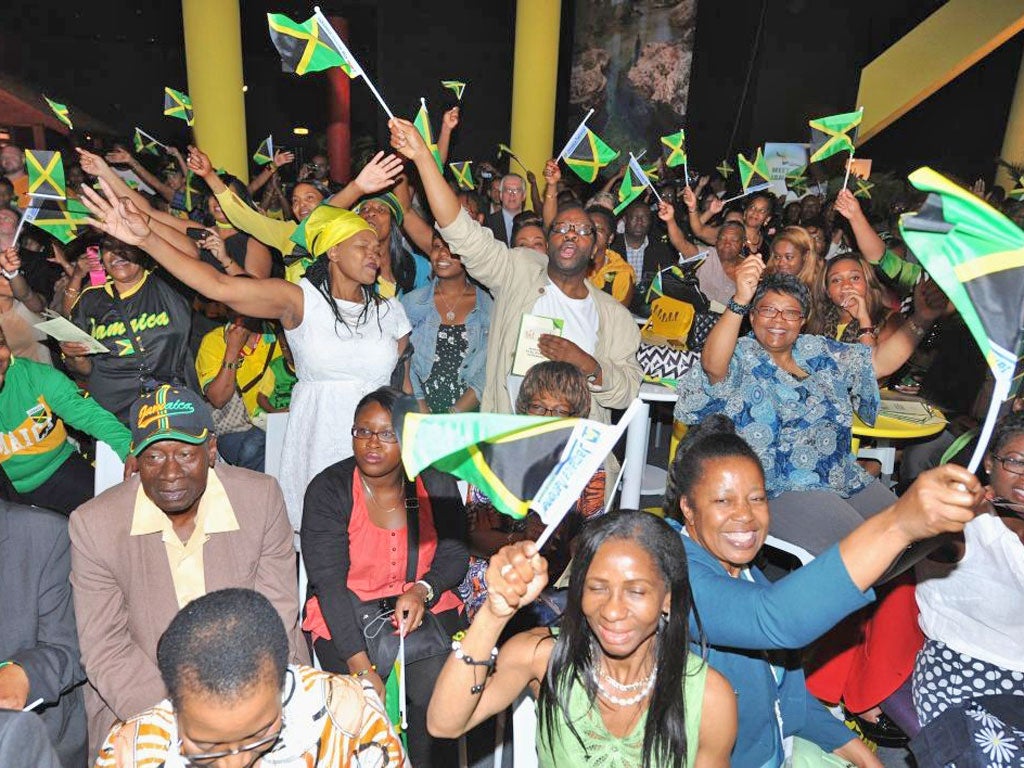 Jamaica House celebrates independence day yesterday as national hero Usain Bolt retains his Olympic 100m title