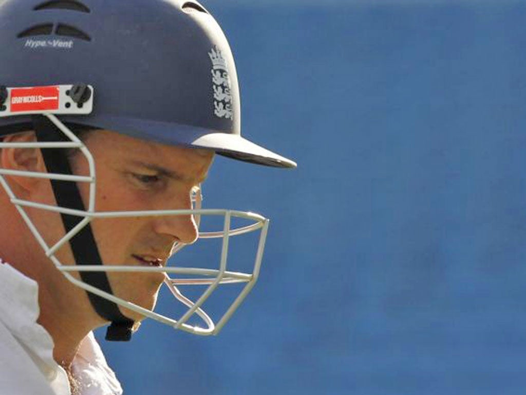 Andrew Strauss feels the pressure