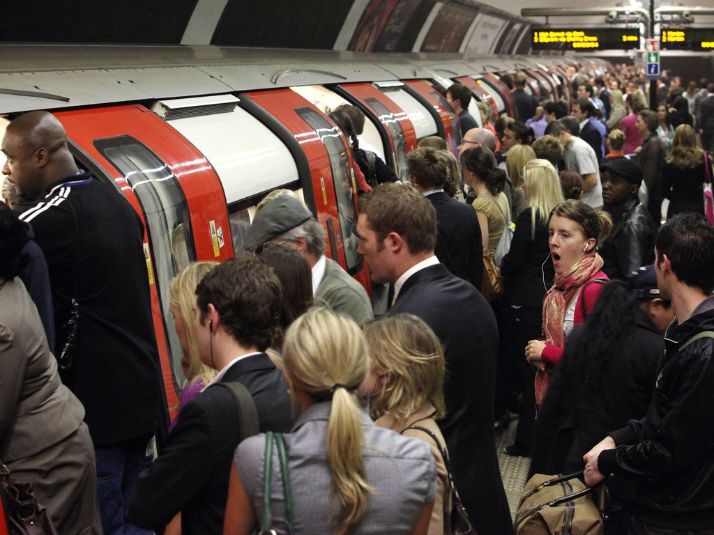 Spectators were disrupted by problems on the Tube