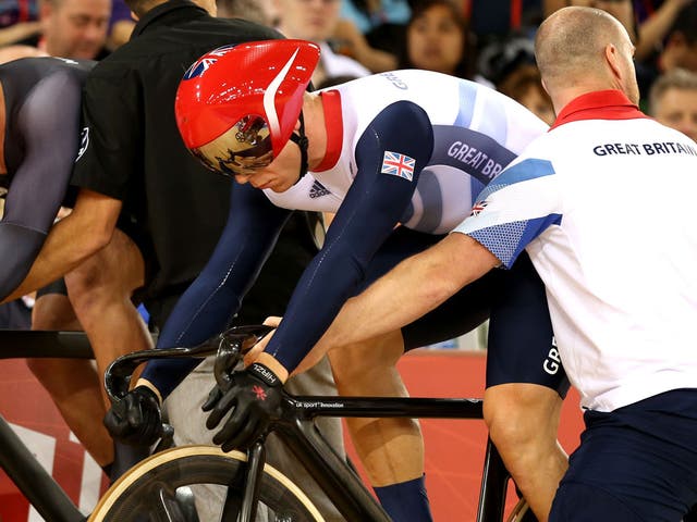 Sir Chris Hoy began his bid to become the greatest British Olympian of all time