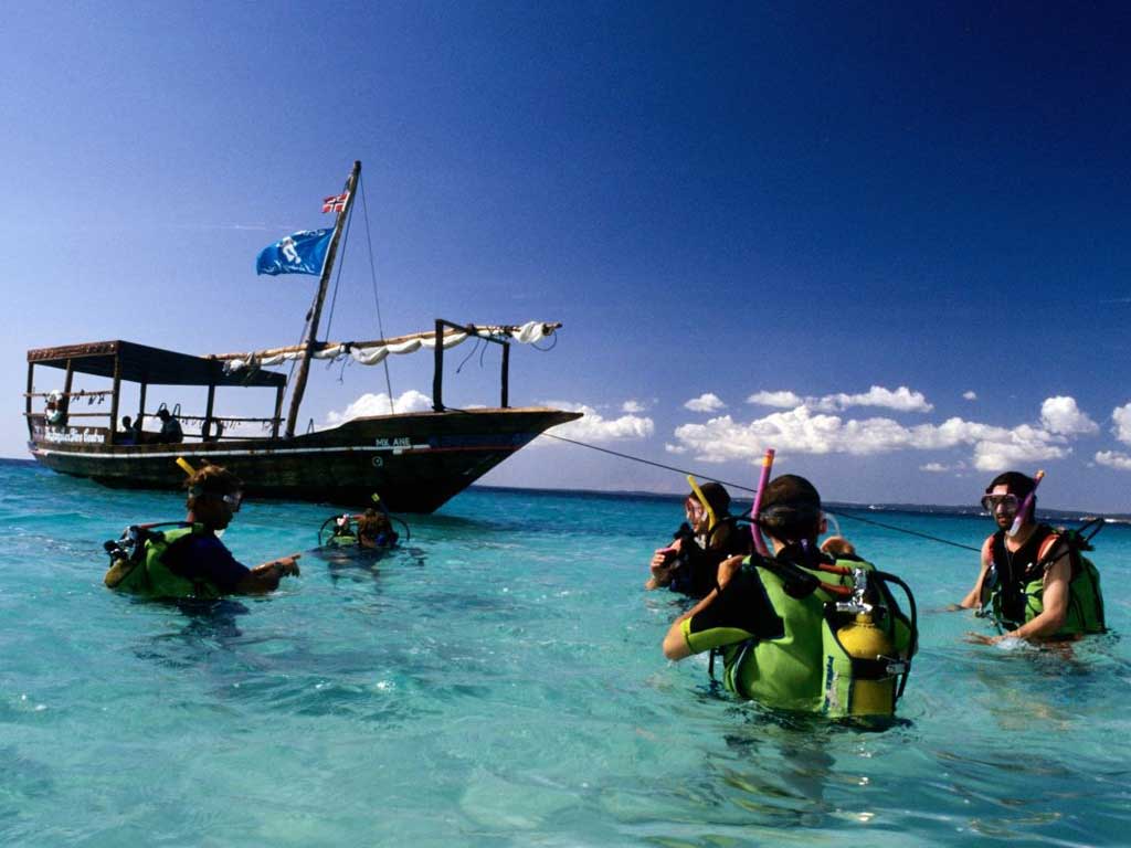 Zanzibar offers excellent diving