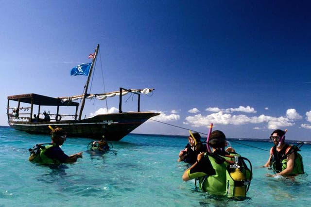 Zanzibar offers excellent diving