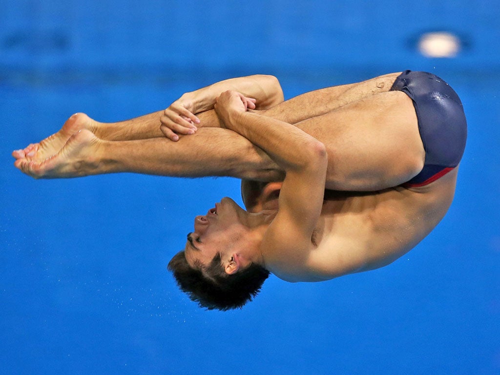 August 7, 2012: Chris Mears during the men's 3m Springboard Diving Semi-final