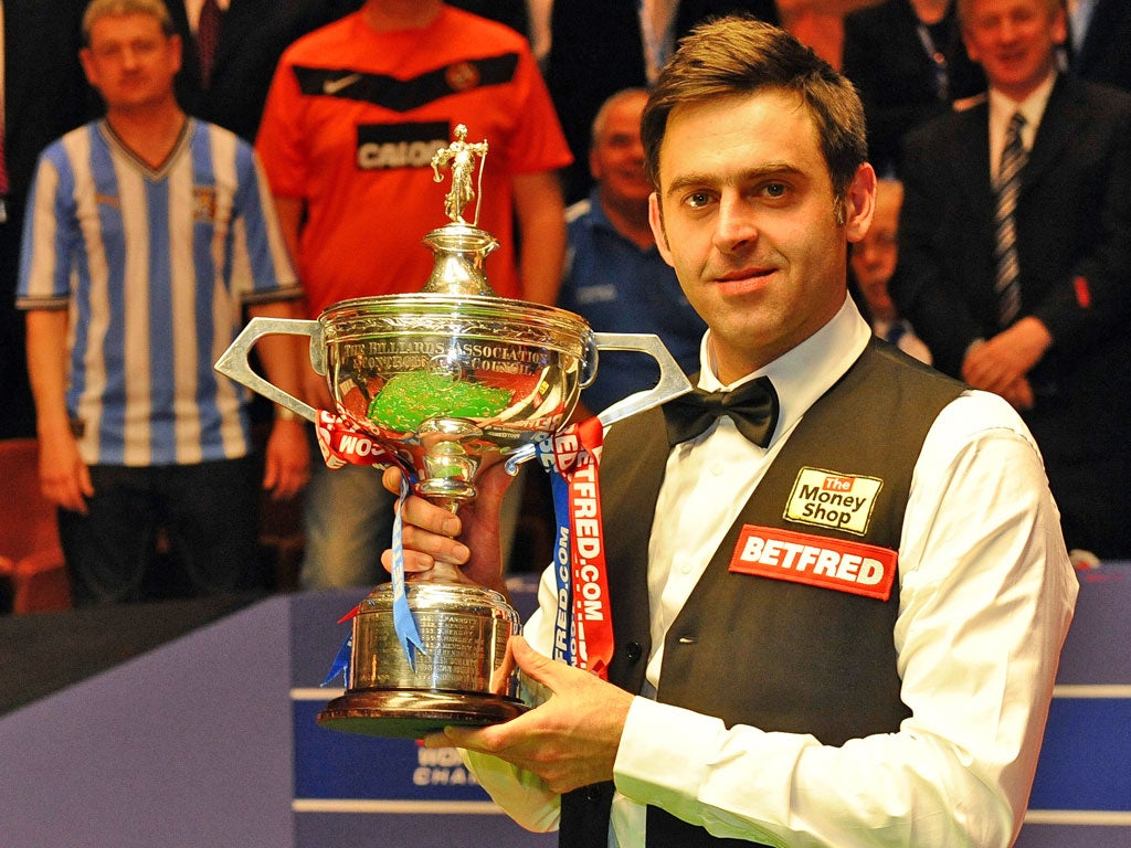Ronnie O'Sullivan has missed ranking tournaments in China and Australia since landing his fourth Crucible title