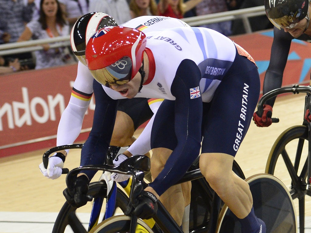 It only seemed appropriate that it was left to Hoy, in his fifth Games, to steal the limelight in the final race of the entire track cycling in London and go past Sir Steve Redgrave’s haul of five Olympic golds