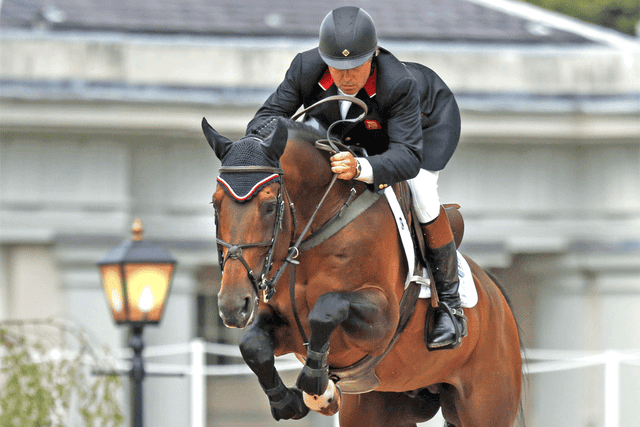 Nick Skelton finished in joint fifth place