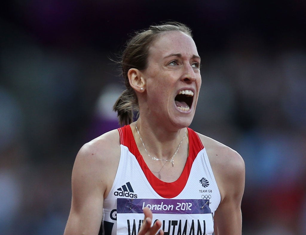 August 8, 2012: Laura Weightman of Great Britain competes in the Women's 1500m Semifinals
