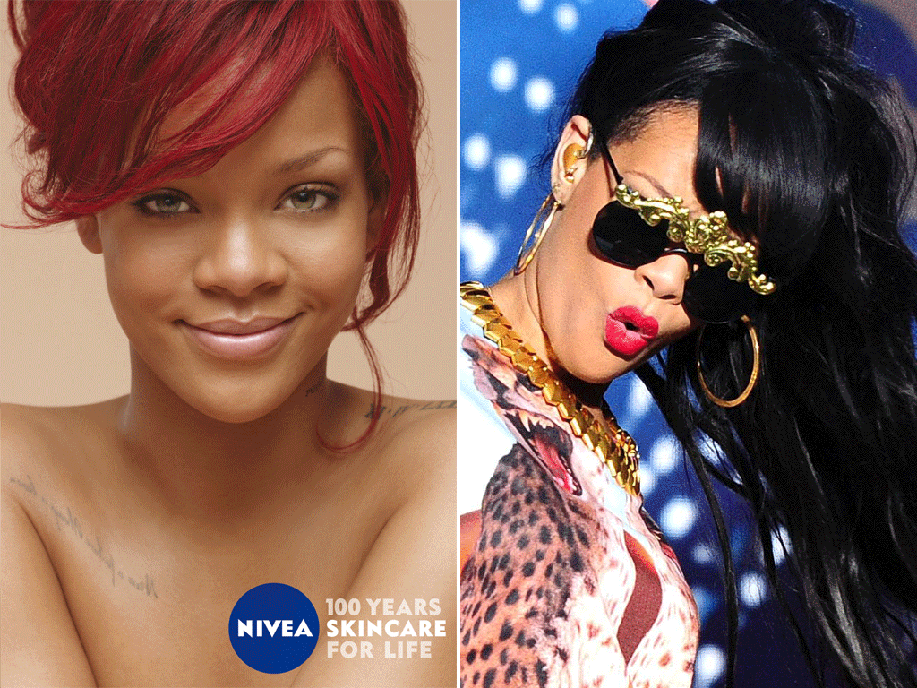 Rihanna has been dropped as the face of Nivea