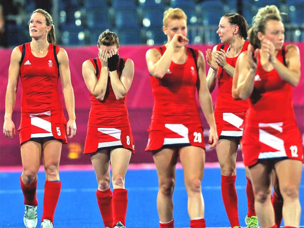 Great Britain’s women are left devastated after their defeat to Argentina