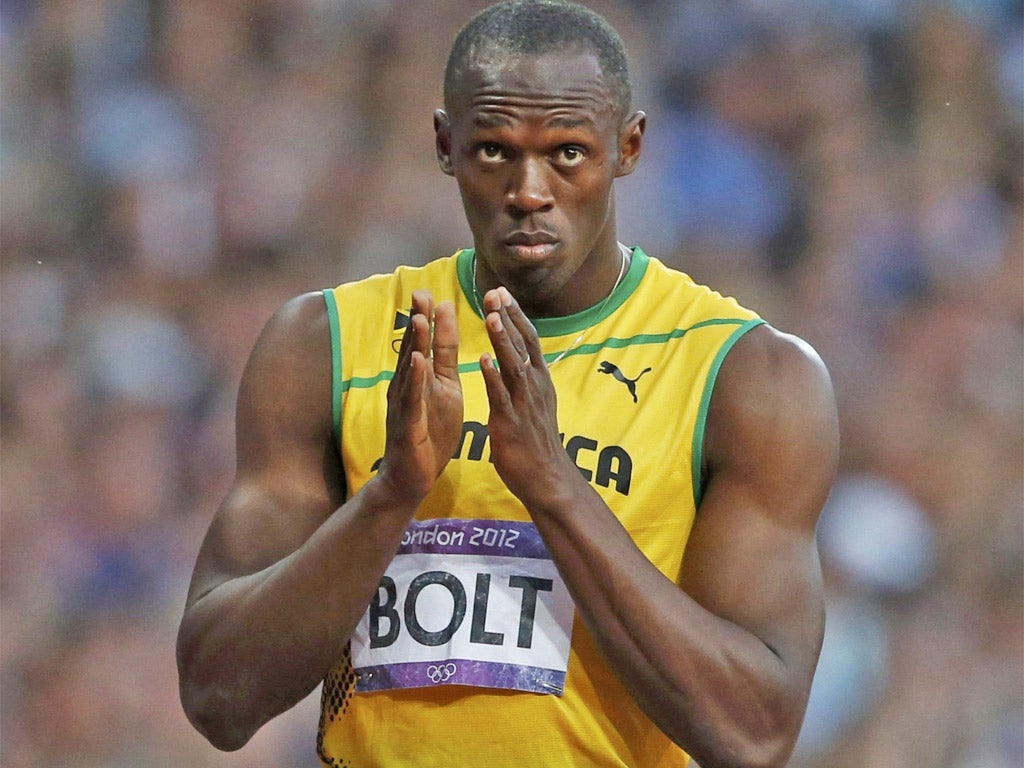 Bolt will go for his second gold medal of these games in tonight's 200m