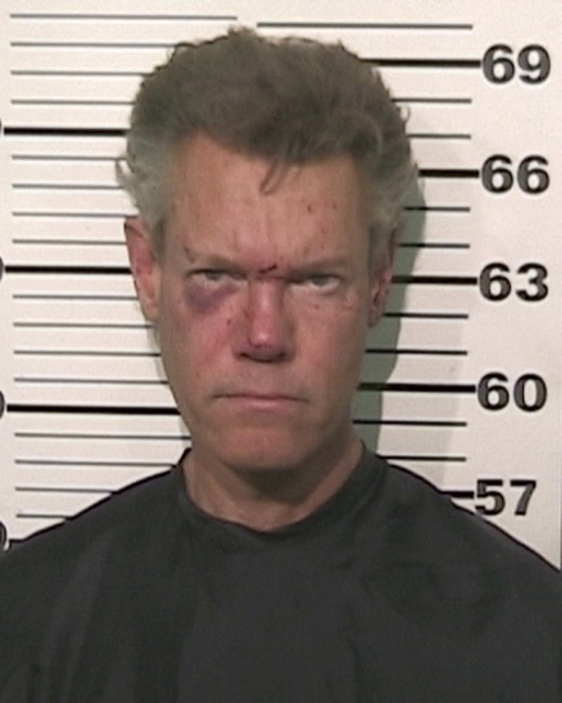 This photo provided by the Grayson County, Texas, Sheriff's Office shows Country singer Randy Travis who has been charged with driving while intoxicated. 