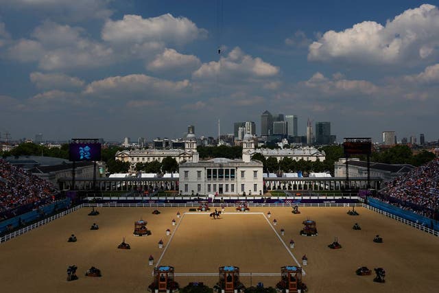 August 9, 2012: Patrik Kittel of Sweden riding Scandic competes in the individual dressage in Greenwich Park