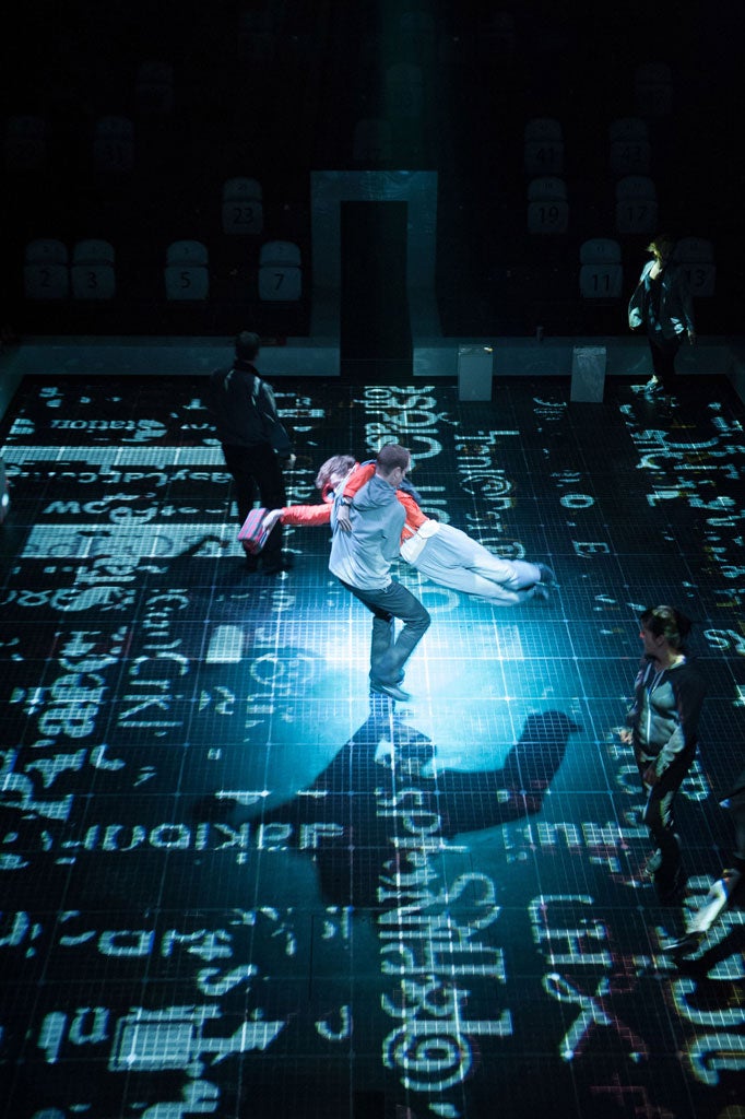 Lights and magic Luke Treadaway in 'The Curious Incident of the Dog in the Night-Time'
