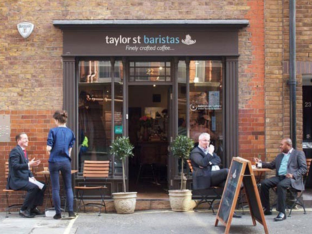 Liquid assets: Tesco has teamed up with Taylor St coffee shops to launch a chain in which it has a 49 per cent stake