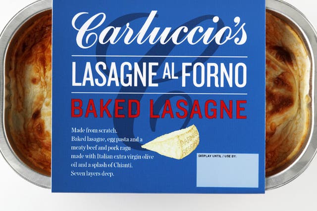 Carluccio's has just released its new pre-prepared Italian meals