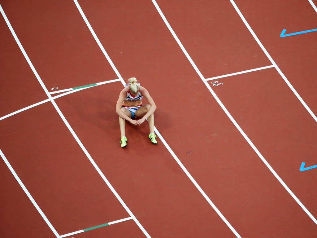 Lynsey Sharp failed to make the Olympic final of the women's 800 metres