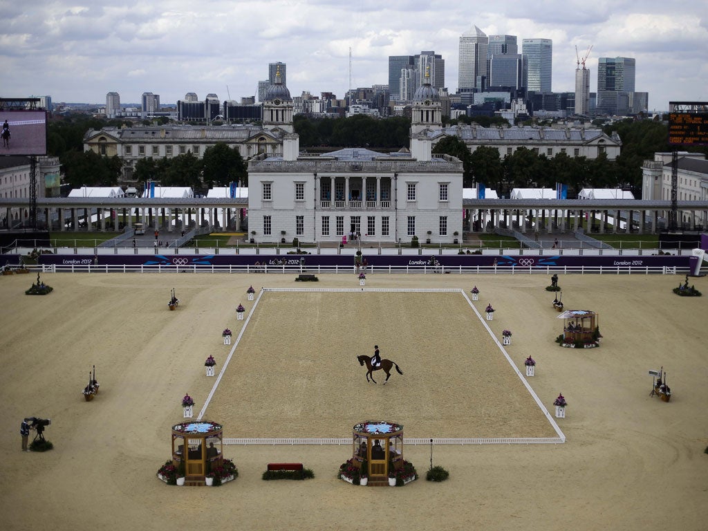 The modern pentathlon's equestrianism will take place at Greenwich Park