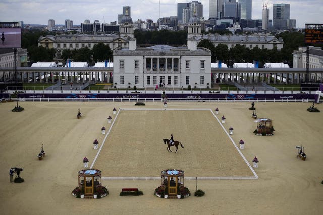 The modern pentathlon's equestrianism will take place at Greenwich Park