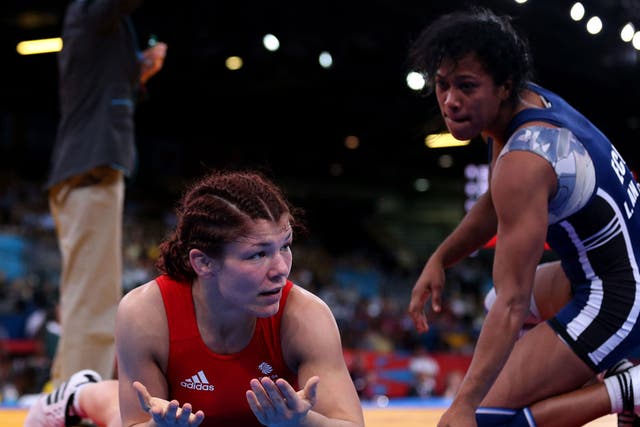 British Wrestling's performance director, Shaun Morley, brushed off suggestions that Ukraine-born Olga Butkevych (pictured) should not have been in Team GB