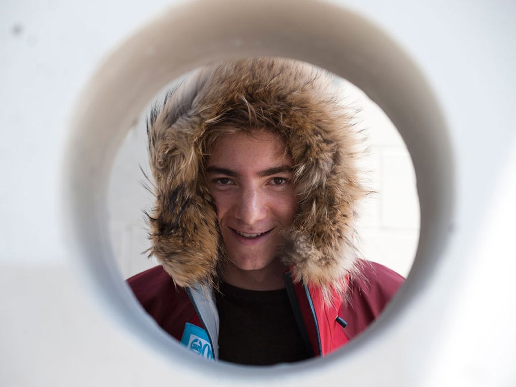 At 17, Parker is already a veteran of three serious polar expeditions