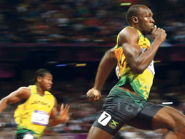 Bolt led a Jamaican clean sweep ahead of 100m silver medallist Yohan Blake and Warren Weir, both of whom are just 22