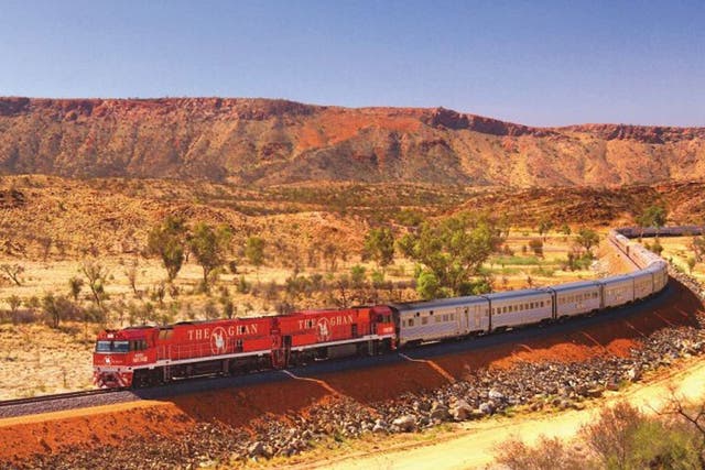 We missed our Ghan train to Alice Springs which cost us £2,000