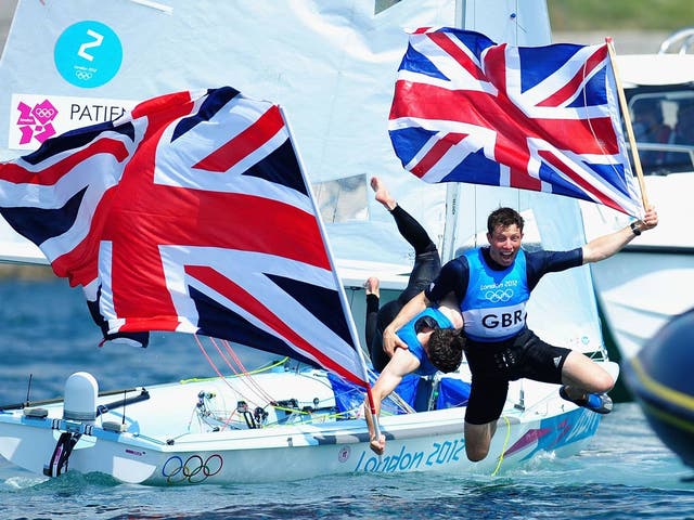 Luke Patience and Stuart Bithell had to settle for silver in the men's 470 class on Day 14 after failing to get the better of the Australians