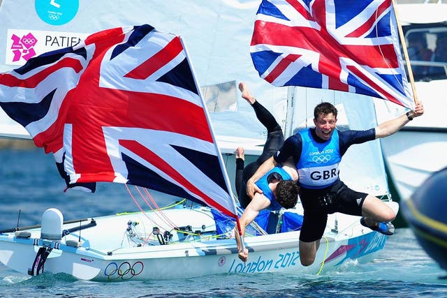 Luke Patience and Stuart Bithell had to settle for silver in the men's 470 class on Day 14 after failing to get the better of the Australians