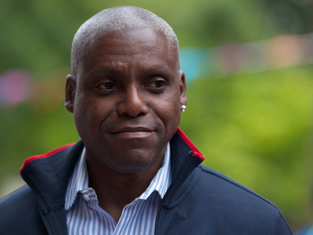 Bolt on Carl Lewis, pictured: 'I've lost all respect for him. It was
all about drugs stuff for me.'