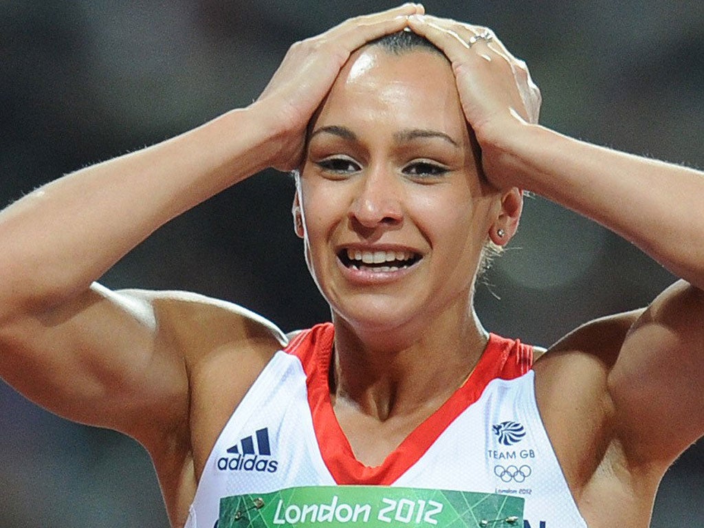 Jess Ennis was watched by 300 people in her last warm-up event