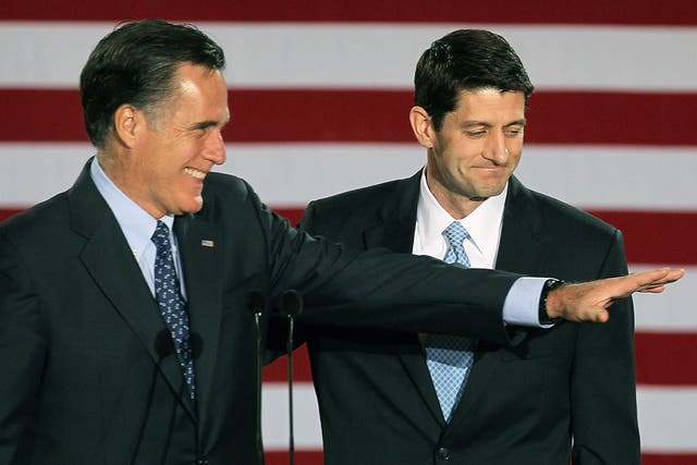 Romney with Ryan in April this year