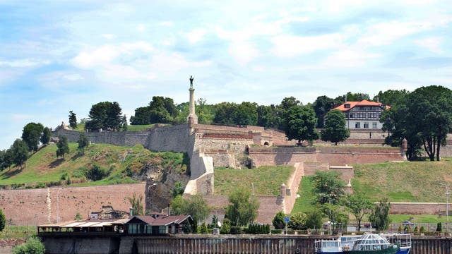 Stand guard: Kalemegdan fortress seen from the Sava