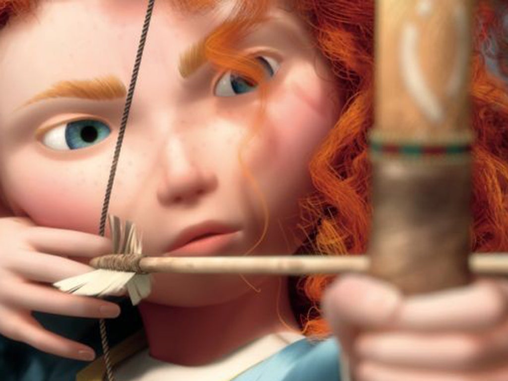 Determined Princes Merida is the big draw in the aimless 'Brave'