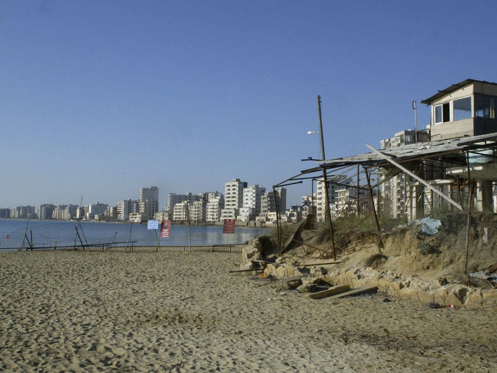 Time capsule: Fenced off and left to crumble since 1974, Varosha today is a far cry from when it hosted the likes of Elizabeth Taylor and Paul Newman