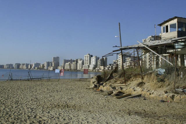 Time capsule: Fenced off and left to crumble since 1974, Varosha today is a far cry from when it hosted the likes of Elizabeth Taylor and Paul Newman