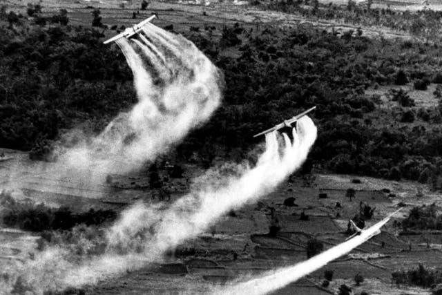 US planes drop Agent Orange in 1966