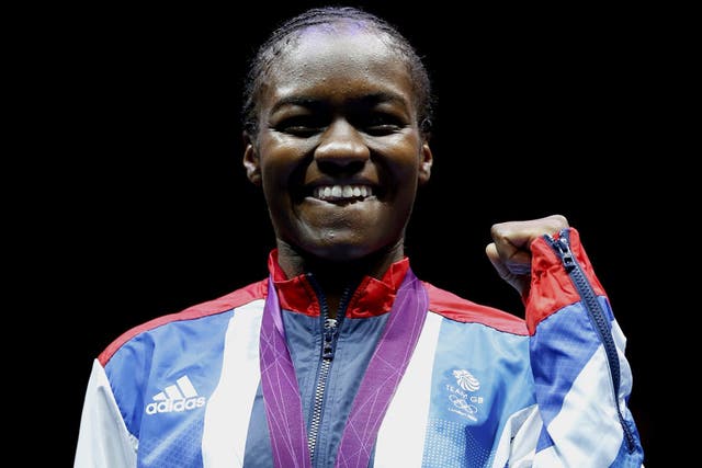 Prize fighter: Nicola Adams with her medal